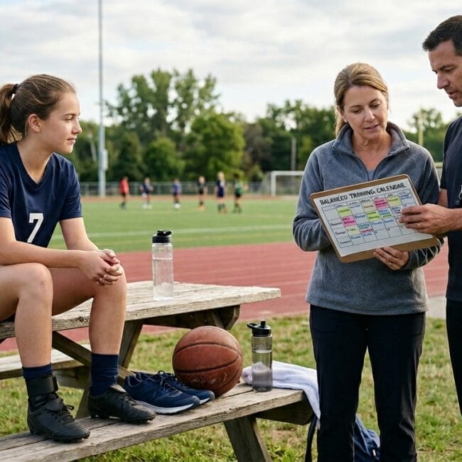 Youth sports specialization injuries 2026 prevention with rest days and balanced training