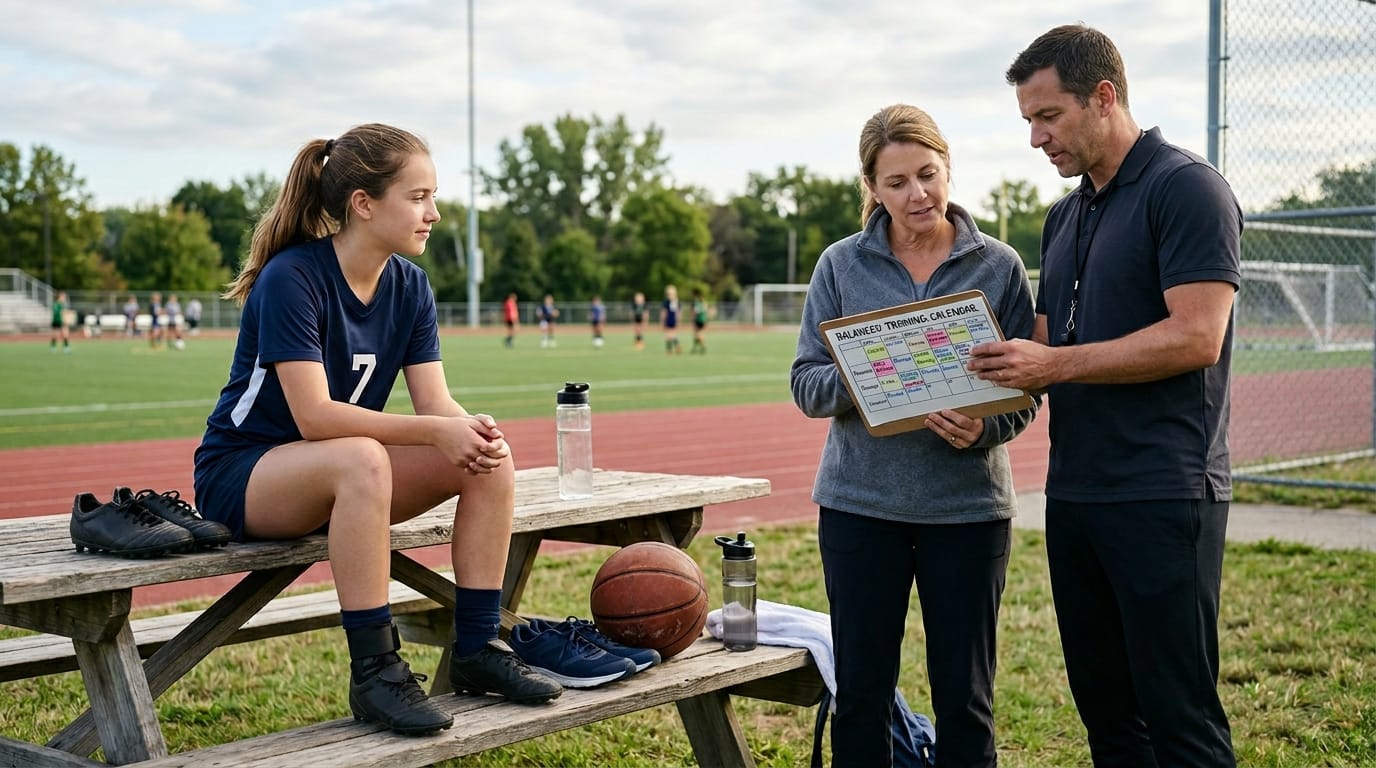 Youth sports specialization injuries 2026 prevention with rest days and balanced training