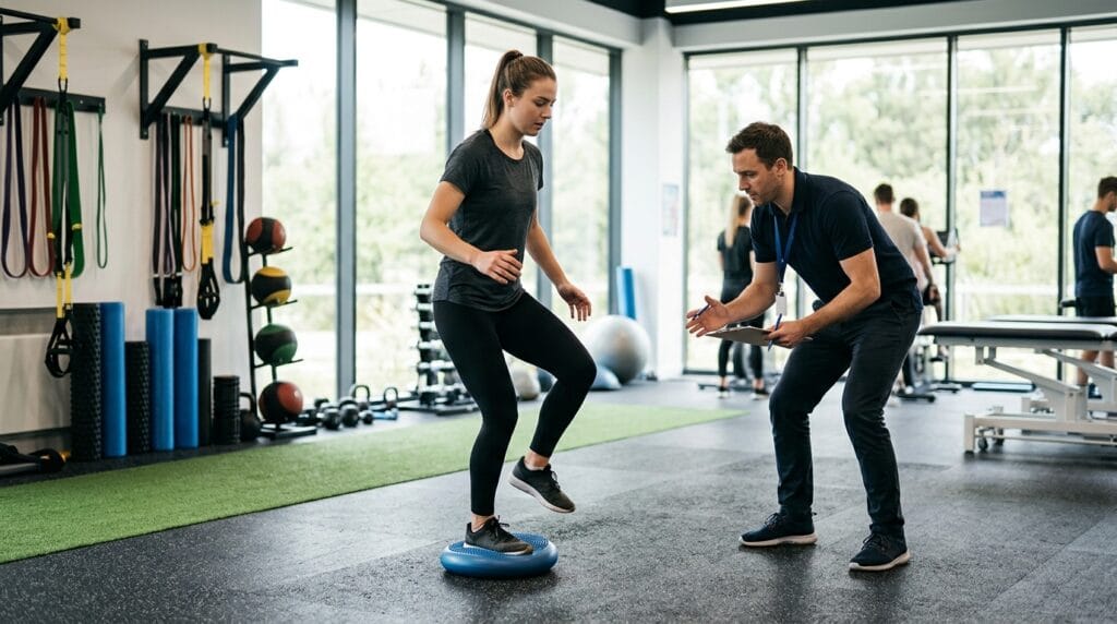Ankle sprain prevention in 2026 using single-leg balance and stability exercises